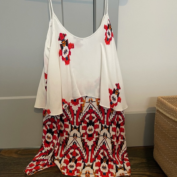 Zara geometric print tank dress - Picture 1 of 3